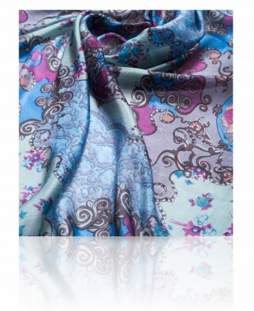 Палантин Женский S-GEOMETRIC/LILAC